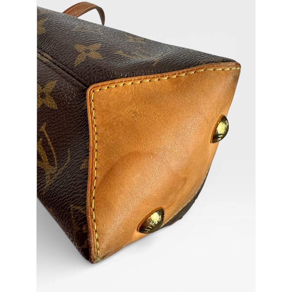 Vtg Louis Vuitton Wilshire PM Monogram Canvas Tote Bag Brown Y2K Preowned - Picture 15 of 16